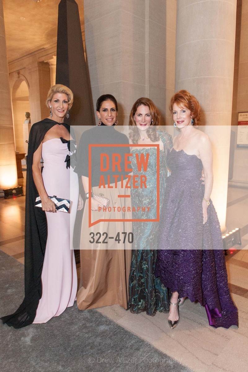 Karen Caldwell, Lisa Grotts, Patricia Ferrin Loucks, Maureen Herr, SAN FRANCISCO BALLET Opening Night Gala: PHENOMENAL - Arrivals, US. SF City Hall, January 22nd, 2014,Drew Altizer, Drew Altizer Photography, full-service agency, private events, San Francisco photographer, photographer california