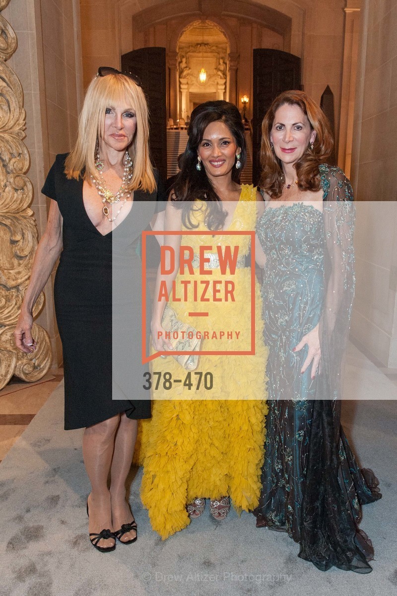 Elisabeth Lawrence, Komal Shah, Patricia Ferrin Loucks, SAN FRANCISCO BALLET Opening Night Gala: PHENOMENAL - Arrivals, US. SF City Hall, January 22nd, 2014,Drew Altizer, Drew Altizer Photography, full-service agency, private events, San Francisco photographer, photographer california