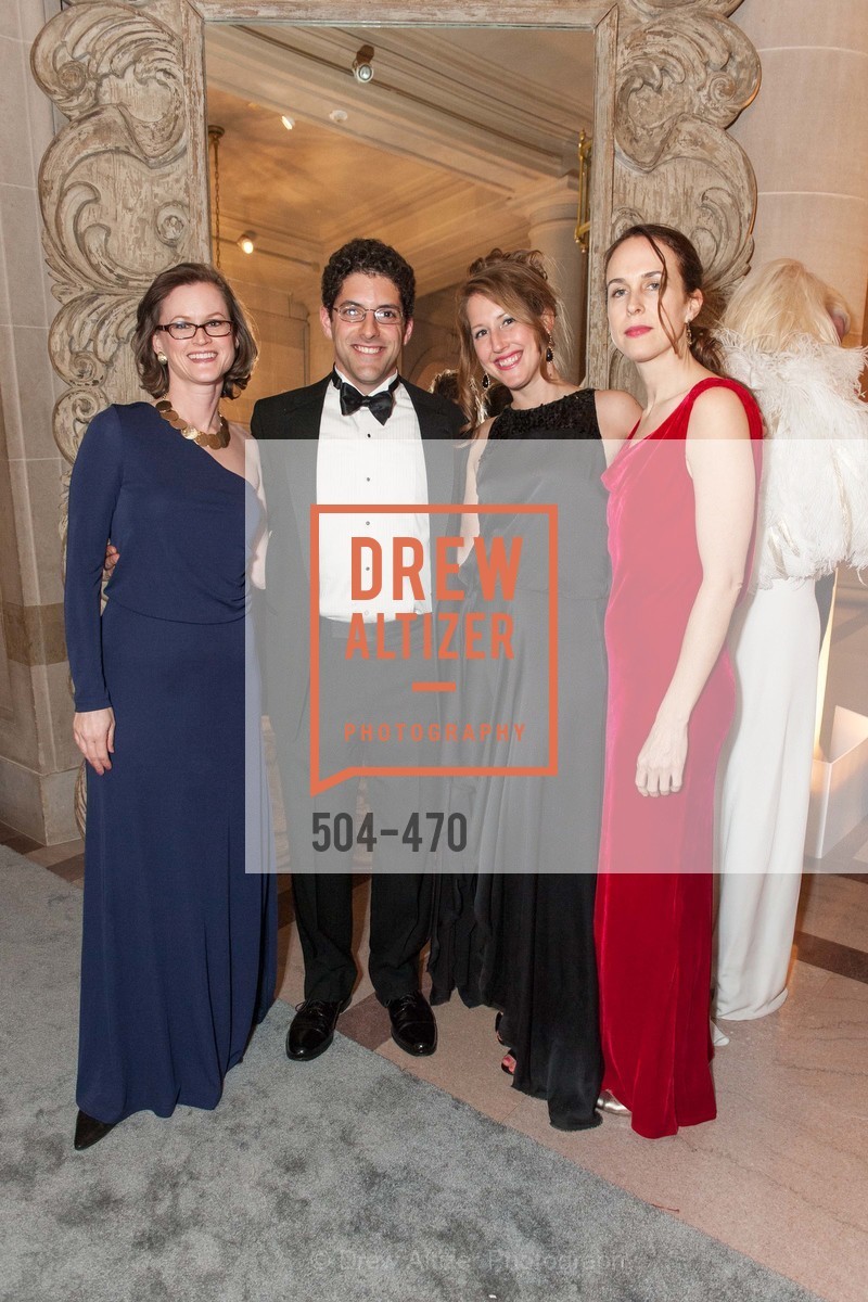 Lucy Daswani, Jonathan Levin, Sarah Malashock, Pamela Sullivan, SAN FRANCISCO BALLET Opening Night Gala: PHENOMENAL - Arrivals, US. SF City Hall, January 22nd, 2014,Drew Altizer, Drew Altizer Photography, full-service agency, private events, San Francisco photographer, photographer california