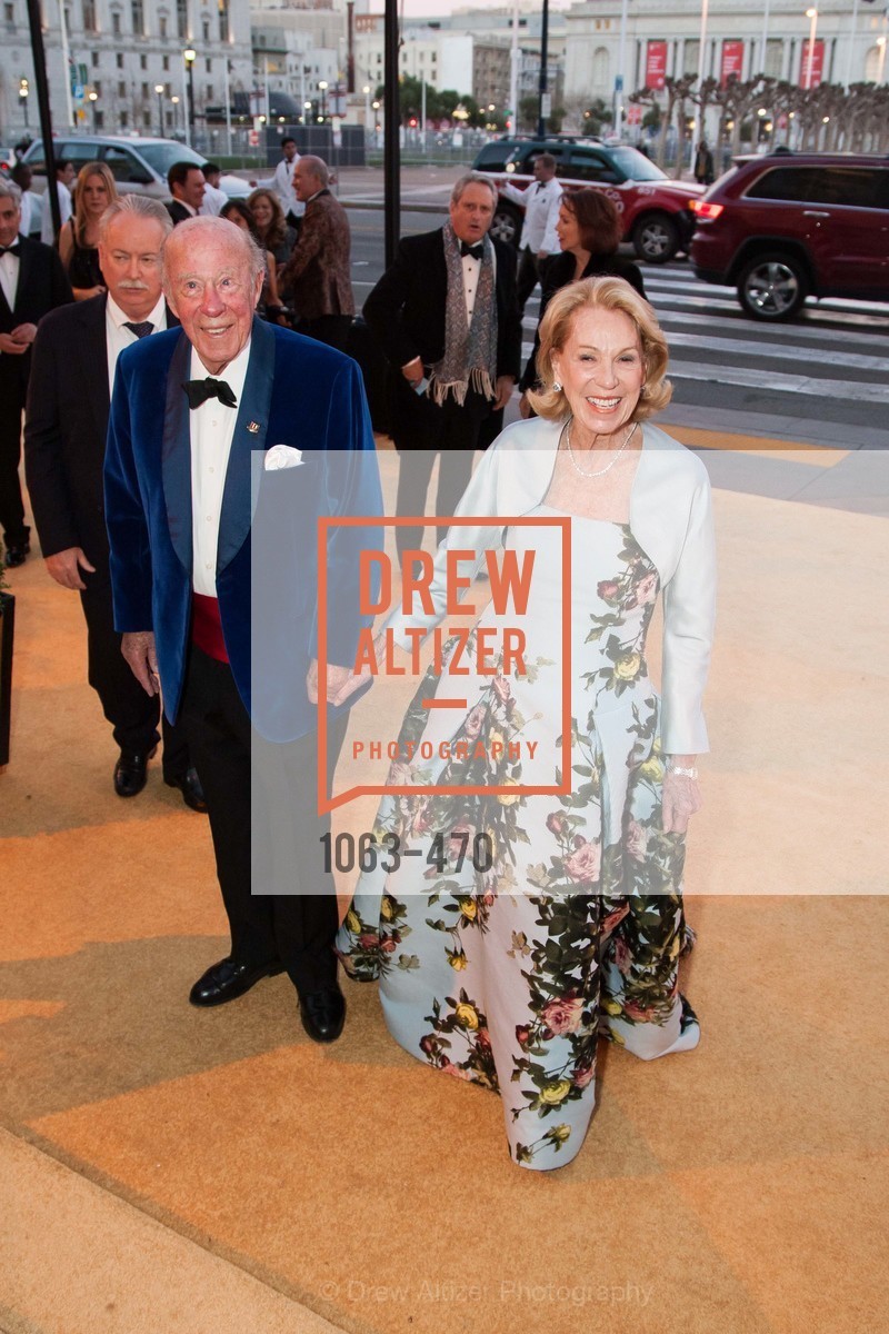 George Shultz, Charlotte Shultz, SAN FRANCISCO BALLET Opening Night Gala: PHENOMENAL - Arrivals, US. SF City Hall, January 22nd, 2014,Drew Altizer, Drew Altizer Photography, full-service agency, private events, San Francisco photographer, photographer california