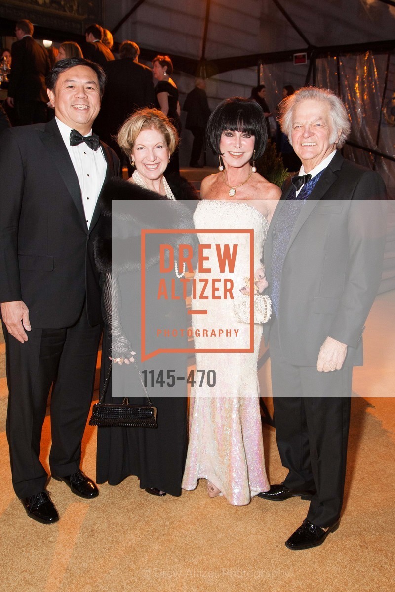 Darryl Woo, Celeste Woo, Marilyn Cabak, Michael Cabak, SAN FRANCISCO BALLET Opening Night Gala: PHENOMENAL - Arrivals, US. SF City Hall, January 22nd, 2014,Drew Altizer, Drew Altizer Photography, full-service agency, private events, San Francisco photographer, photographer california