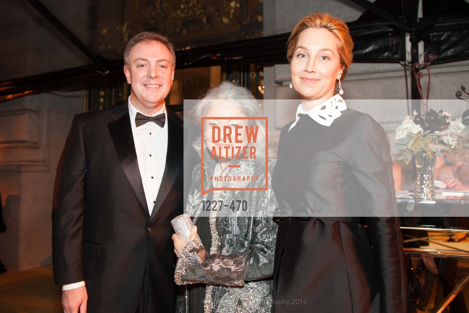 Kevin O'Shea, Denise Hale, Erin Glenn, SAN FRANCISCO BALLET Opening Night Gala: PHENOMENAL - Arrivals, US. SF City Hall, January 22nd, 2014,Drew Altizer, Drew Altizer Photography, full-service agency, private events, San Francisco photographer, photographer california