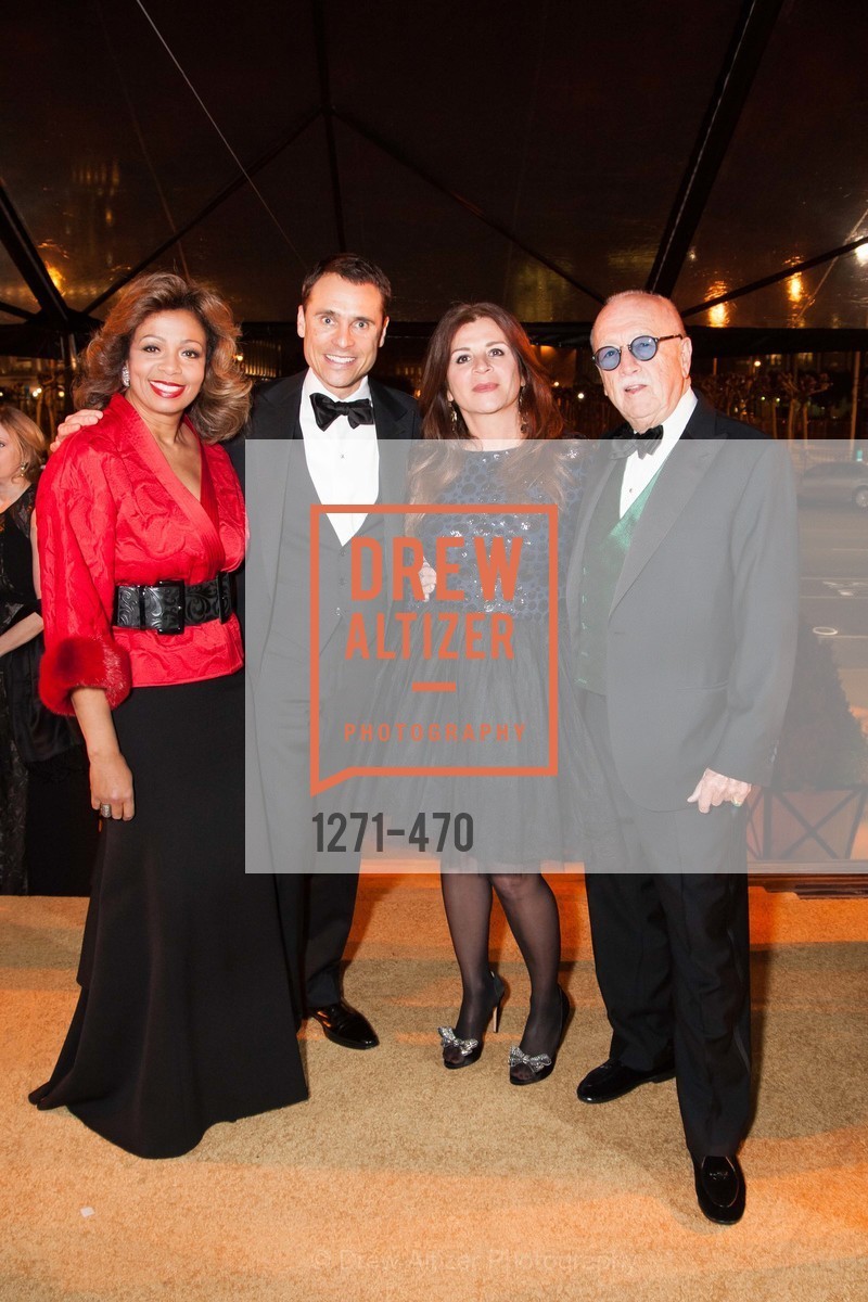 Cherie Chambers, Jeff Garelick, Farah Makras, Wilkes Bashford, SAN FRANCISCO BALLET Opening Night Gala: PHENOMENAL - Arrivals, US. SF City Hall, January 22nd, 2014,Drew Altizer, Drew Altizer Photography, full-service agency, private events, San Francisco photographer, photographer california