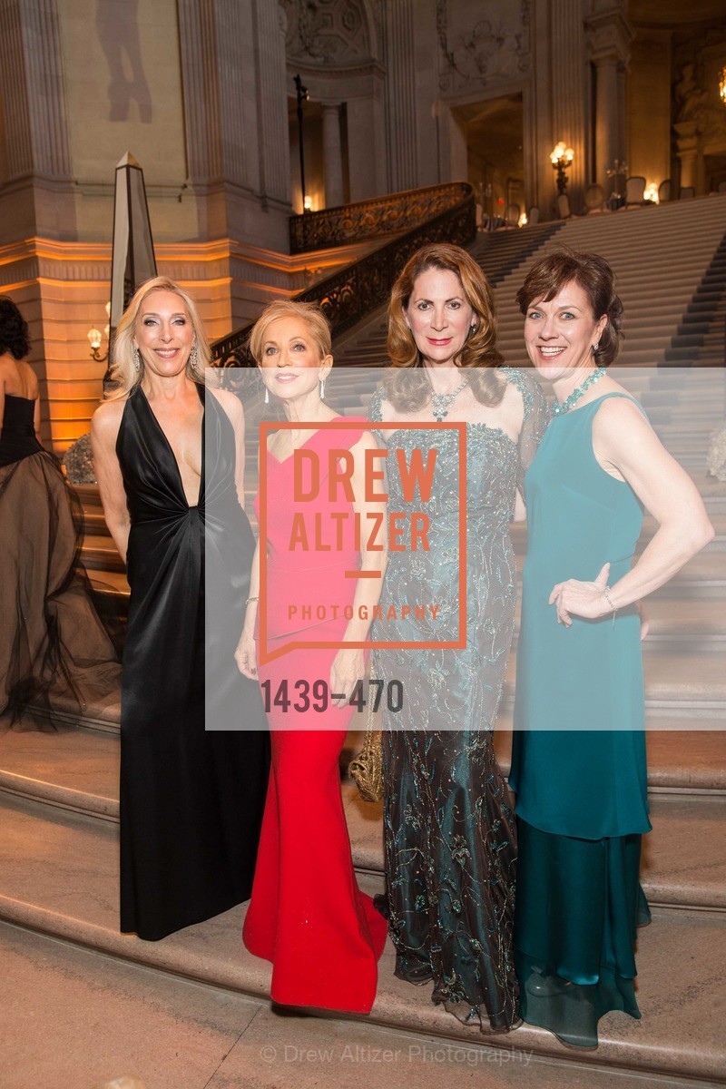 Betsy Linder, Shelley Gordon, Patricia Ferrin Loucks Lee Gregory, SAN FRANCISCO BALLET Opening Night Gala: PHENOMENAL - Arrivals, US. SF City Hall, January 22nd, 2014,Drew Altizer, Drew Altizer Photography, full-service agency, private events, San Francisco photographer, photographer california