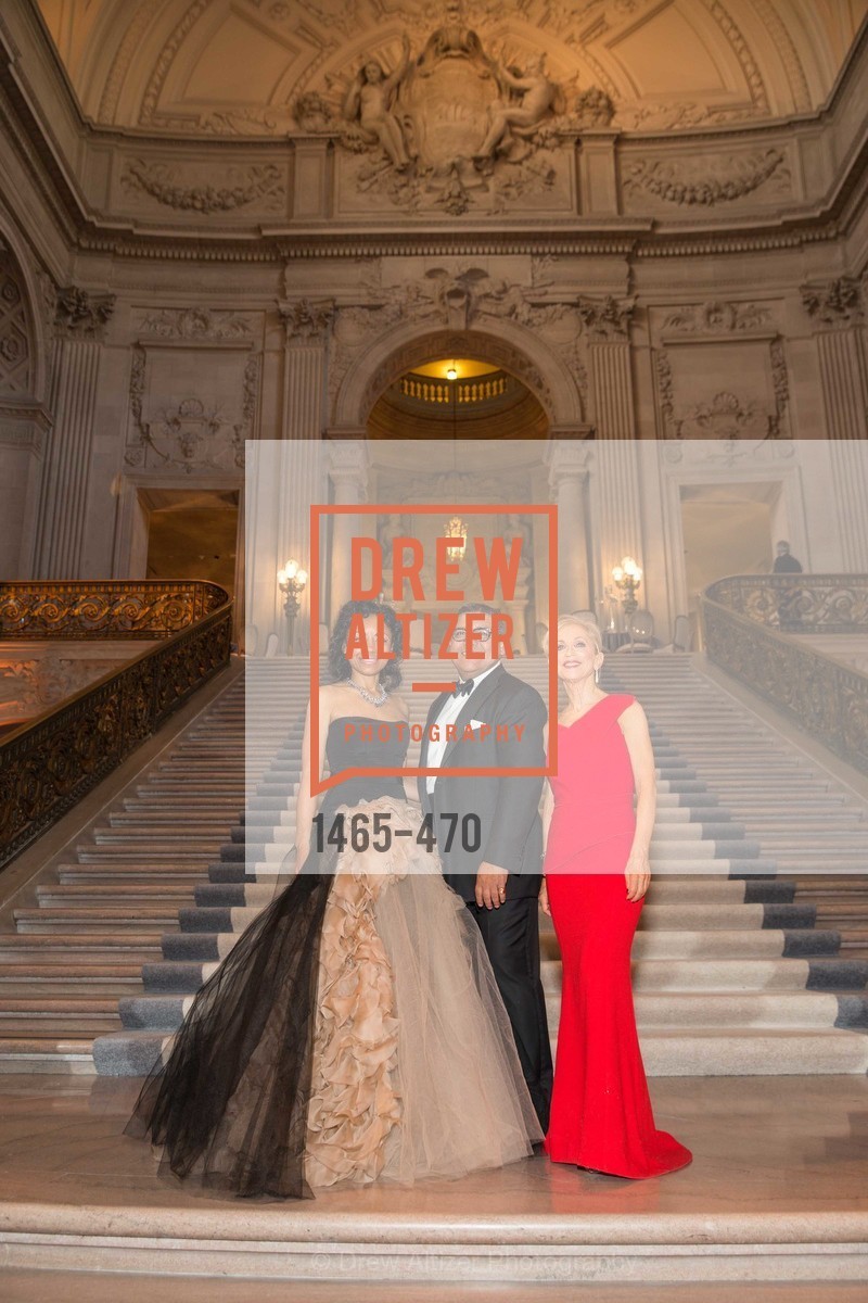 Tanya Powell, Riccardo Benavides, Shelley Gordon, SAN FRANCISCO BALLET Opening Night Gala: PHENOMENAL - Arrivals, US. SF City Hall, January 22nd, 2014,Drew Altizer, Drew Altizer Photography, full-service agency, private events, San Francisco photographer, photographer california