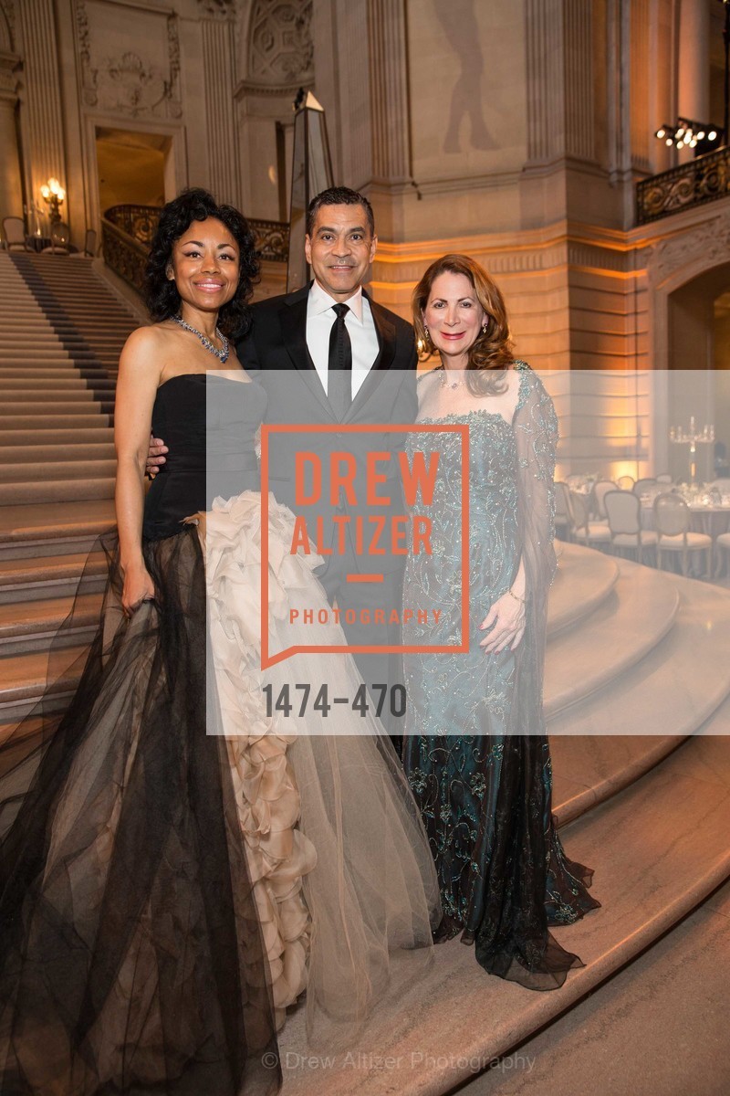 Tanya Powell, Daniel Diaz, Patricia Ferrin Loucks, SAN FRANCISCO BALLET Opening Night Gala: PHENOMENAL - Arrivals, US. SF City Hall, January 22nd, 2014,Drew Altizer, Drew Altizer Photography, full-service agency, private events, San Francisco photographer, photographer california