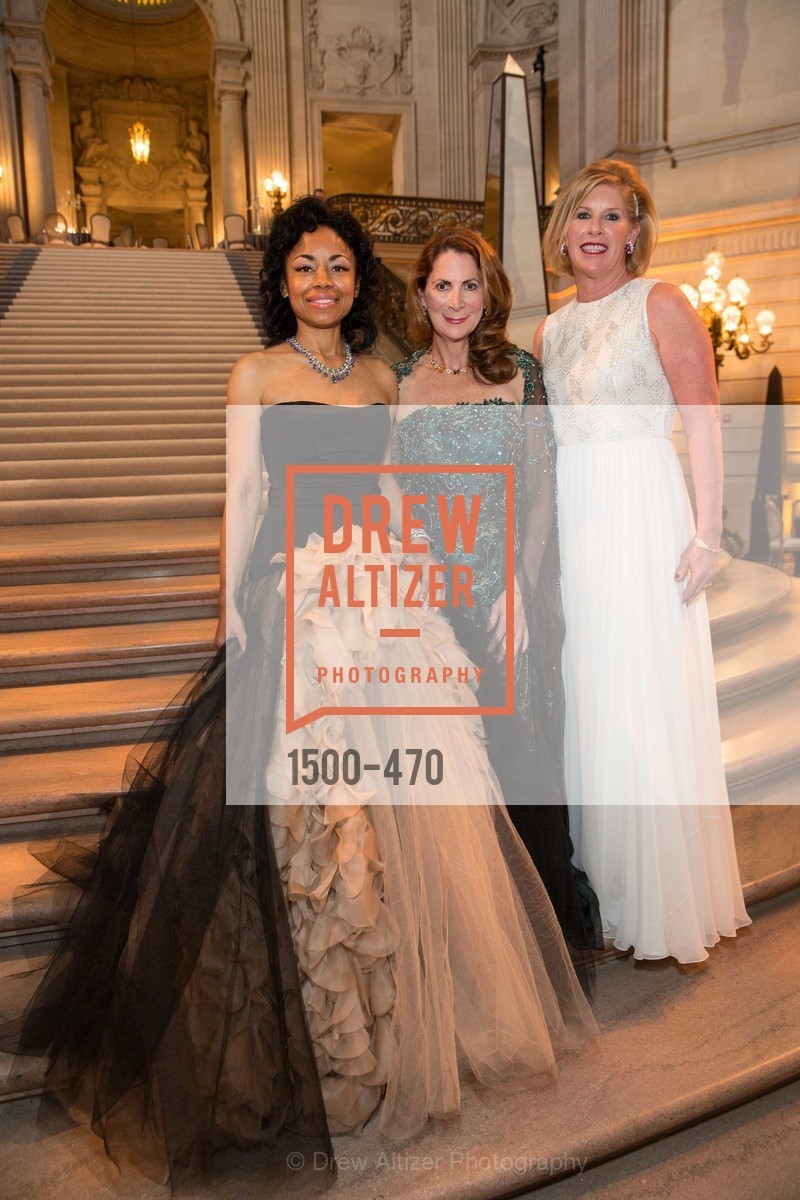Tanya Powell, Patricia Ferrin Loucks, Jennifer Brandenburg, SAN FRANCISCO BALLET Opening Night Gala: PHENOMENAL - Arrivals, US. SF City Hall, January 22nd, 2014,Drew Altizer, Drew Altizer Photography, full-service agency, private events, San Francisco photographer, photographer california
