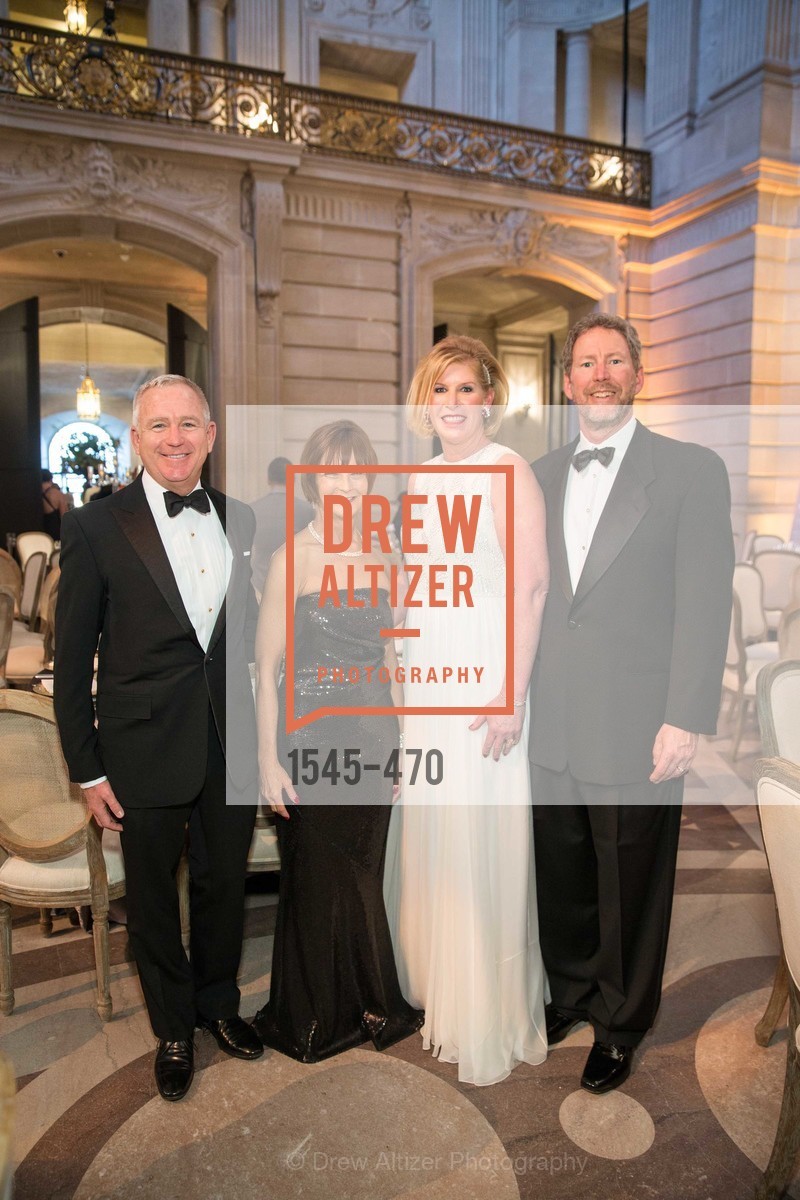 Glenn McCoy, Debra Bernard, Jennifer Brandenburg, Bill Brandenburg, SAN FRANCISCO BALLET Opening Night Gala: PHENOMENAL - Arrivals, US. SF City Hall, January 22nd, 2014,Drew Altizer, Drew Altizer Photography, full-service event agency, private events, San Francisco photographer, photographer California