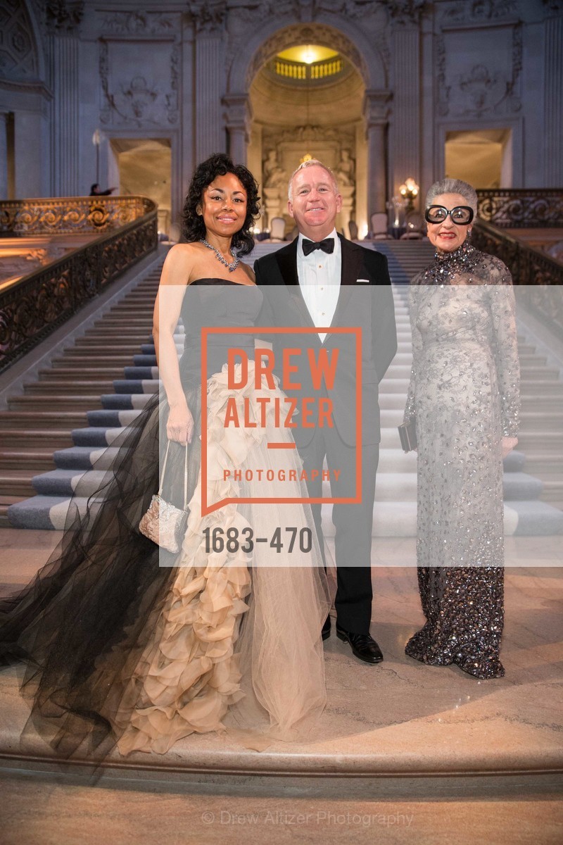 Tanya Powell, Glenn McCoy, Joy Venturini Bianchi, SAN FRANCISCO BALLET Opening Night Gala: PHENOMENAL - Arrivals, US. SF City Hall, January 22nd, 2014,Drew Altizer, Drew Altizer Photography, full-service agency, private events, San Francisco photographer, photographer california