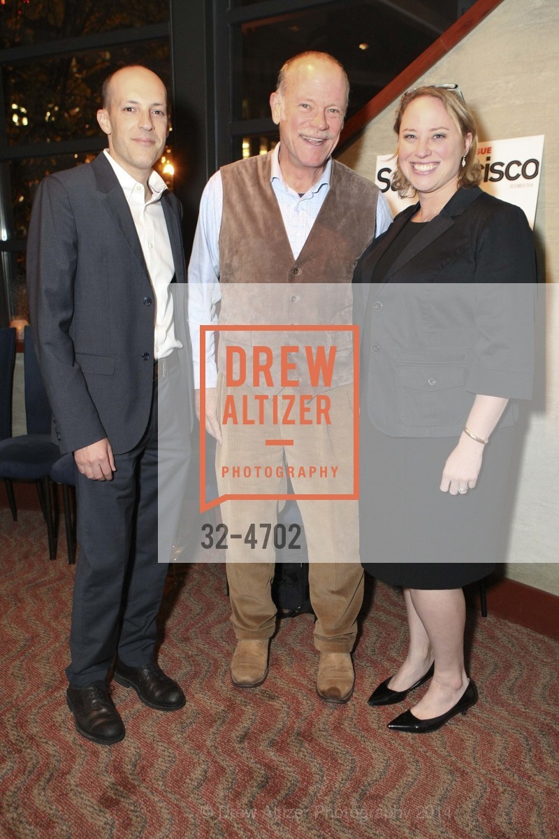 Jon Steinberg, Tim Colen, Lindsay Lassman, SAN FRANCISCO MAGAZINE's Third Annual Power Issue Party, US, December 3rd, 2014, Photo #32-4702 Jon Steinberg, Tim Colen, Lindsay Lassman, Photo #32-4702
