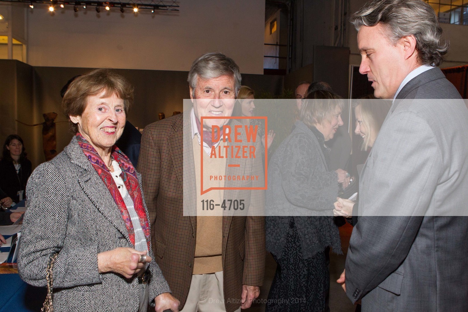 Ellen Werner, Klaus Werner, San Francisco Tribal & Textile Arts Show Opening Preview Gala, US, February 6th, 2014, Photo #116-4705 Ellen Werner, Klaus Werner, Photo #116-4705