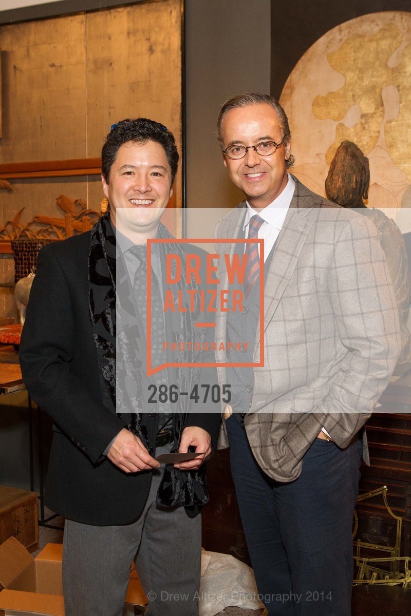 Galen Lowe, Douglas Durkin, San Francisco Tribal & Textile Arts Show Opening Preview Gala, US, February 6th, 2014, Photo #286-4705 Galen Lowe, Douglas Durkin, Photo #286-4705