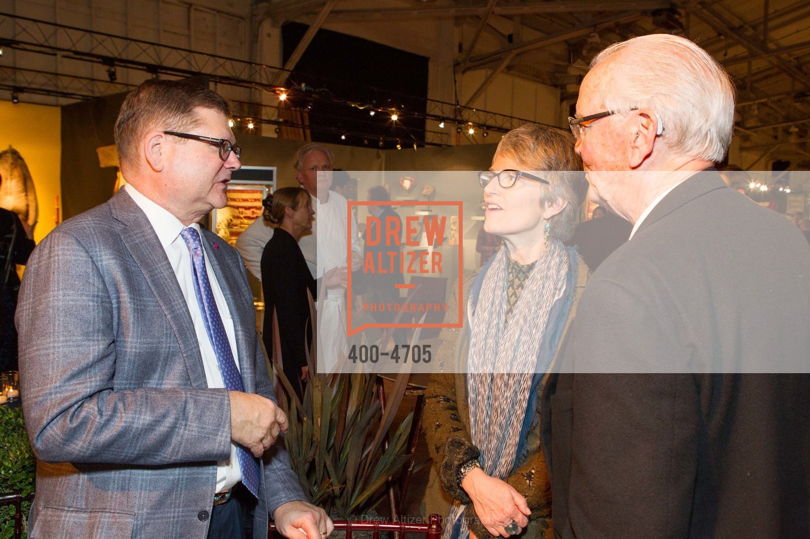 Bruce Baganz, Mary Jo Otsea, San Francisco Tribal & Textile Arts Show Opening Preview Gala, US, February 6th, 2014, Photo #400-4705 Bruce Baganz, Mary Jo Otsea, Photo #400-4705