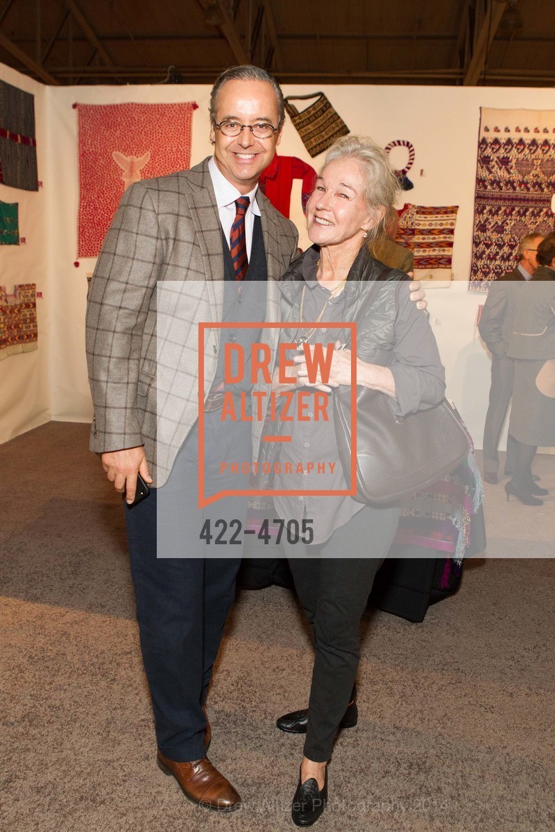 Douglas Durkin, Susie Buell, San Francisco Tribal & Textile Arts Show Opening Preview Gala, US, February 6th, 2014, Photo #422-4705 Douglas Durkin, Susie Buell, Photo #422-4705
