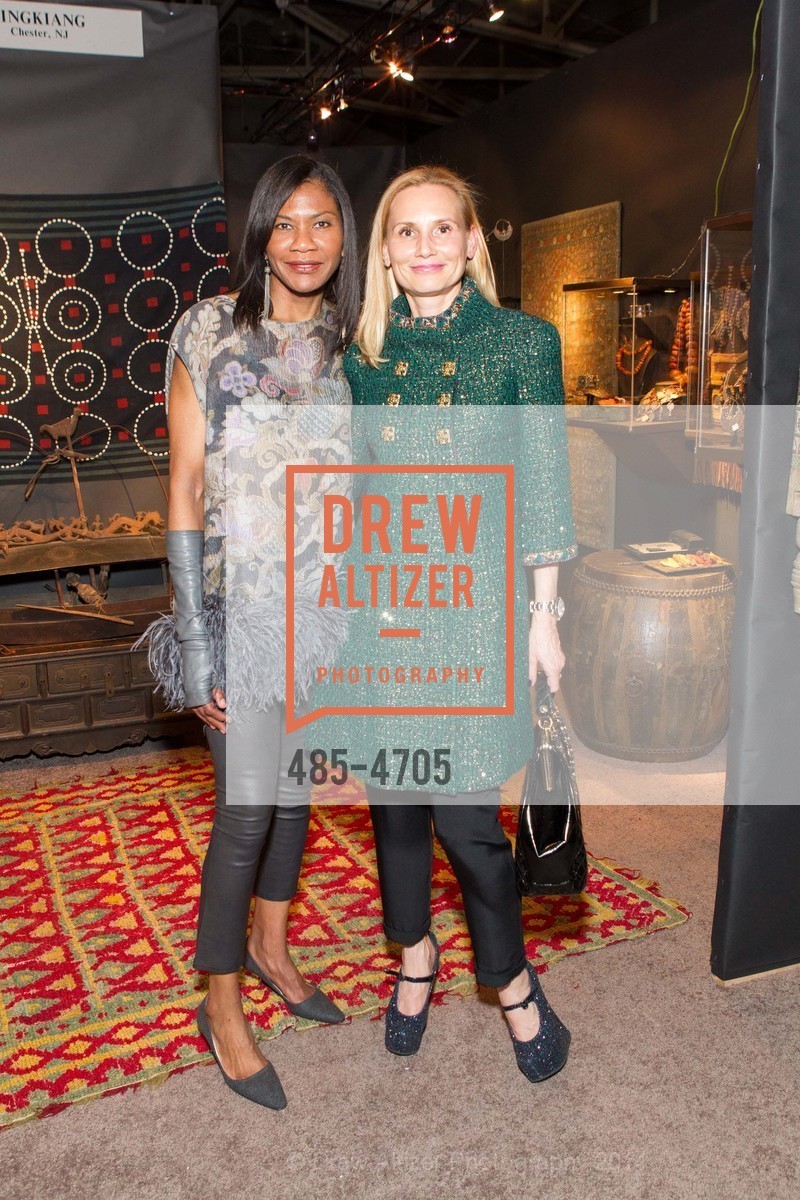 Connie Cormier, Iwona Tenzing, San Francisco Tribal & Textile Arts Show Opening Preview Gala, US, February 6th, 2014, Photo #485-4705 Connie Cormier, Iwona Tenzing, Photo #485-4705