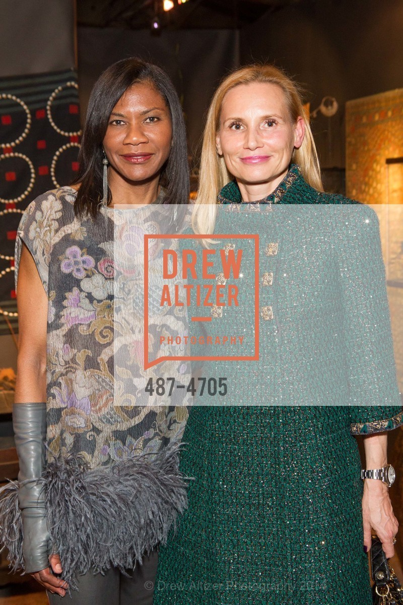 Connie Cormier, Iwona Tenzing, San Francisco Tribal & Textile Arts Show Opening Preview Gala, US, February 6th, 2014, Photo #487-4705 Connie Cormier, Iwona Tenzing, Photo #487-4705