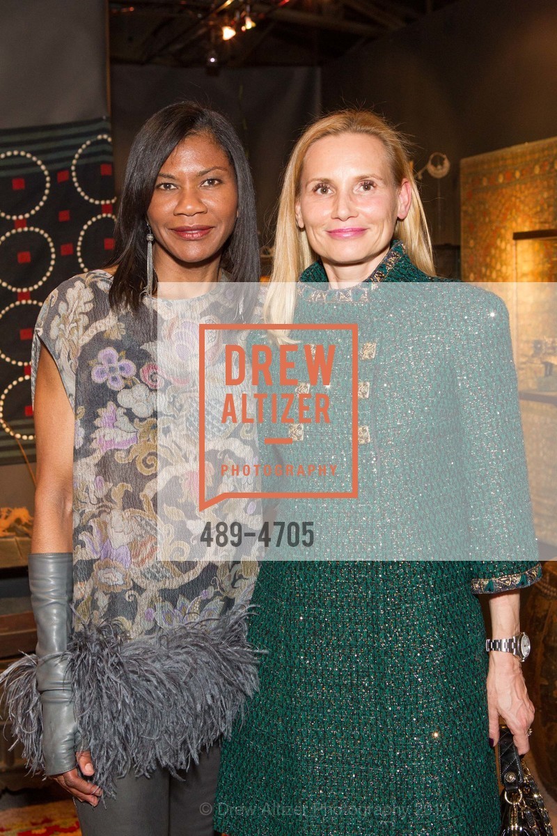 Connie Cormier, Iwona Tenzing, San Francisco Tribal & Textile Arts Show Opening Preview Gala, US, February 6th, 2014, Photo #489-4705 Connie Cormier, Iwona Tenzing, Photo #489-4705