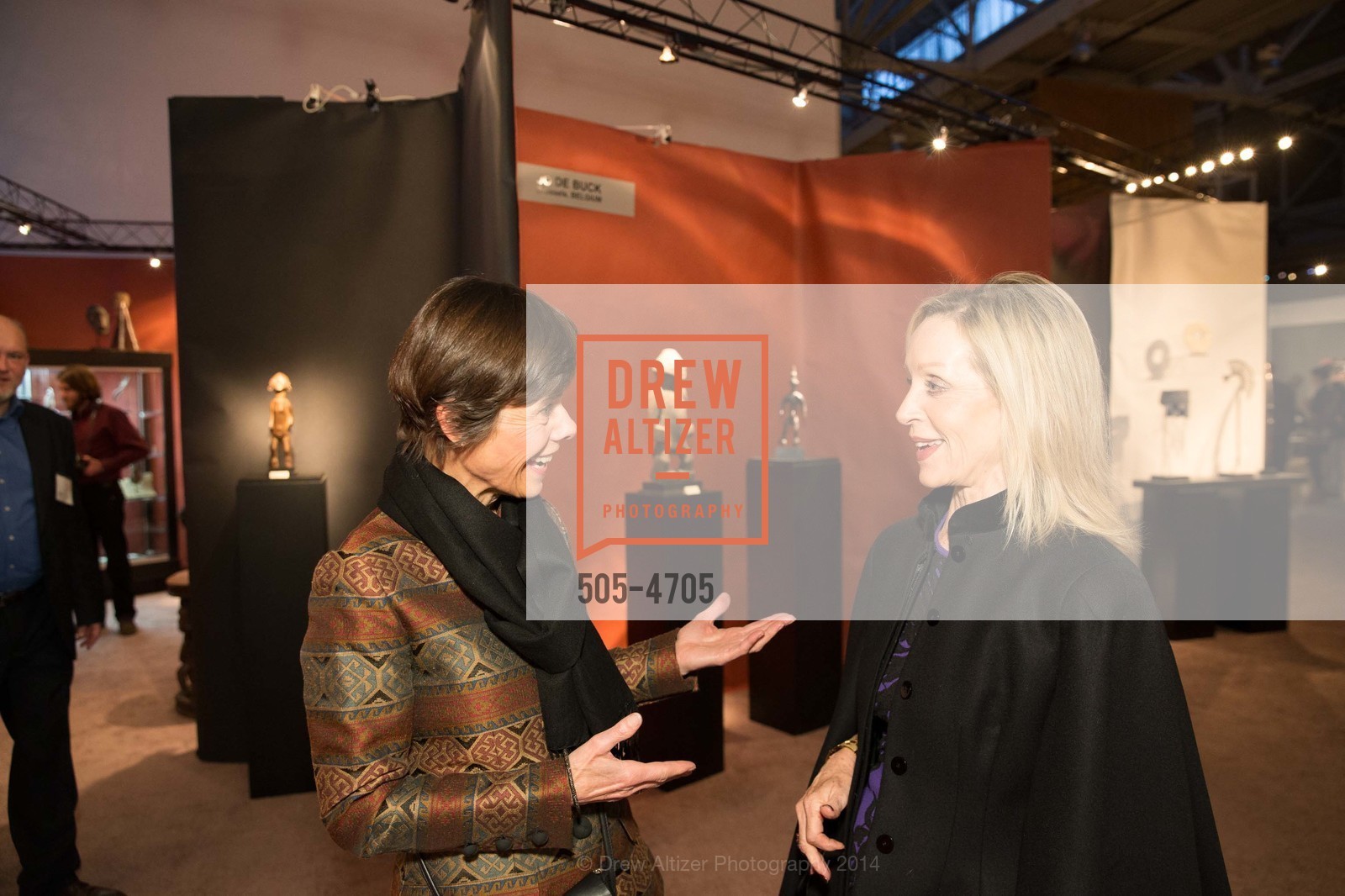 Barbara Kelly, Barbara Brown, San Francisco Tribal & Textile Arts Show Opening Preview Gala, US, February 6th, 2014, Photo #505-4705 Barbara Kelly, Barbara Brown, Photo #505-4705