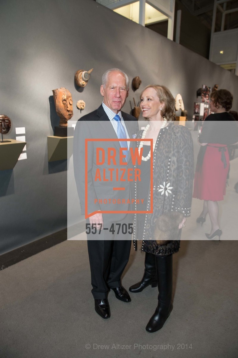 Gary Shansby, OJ Shansby, San Francisco Tribal & Textile Arts Show Opening Preview Gala, US, February 6th, 2014, Photo #557-4705 Gary Shansby, OJ Shansby, Photo #557-4705
