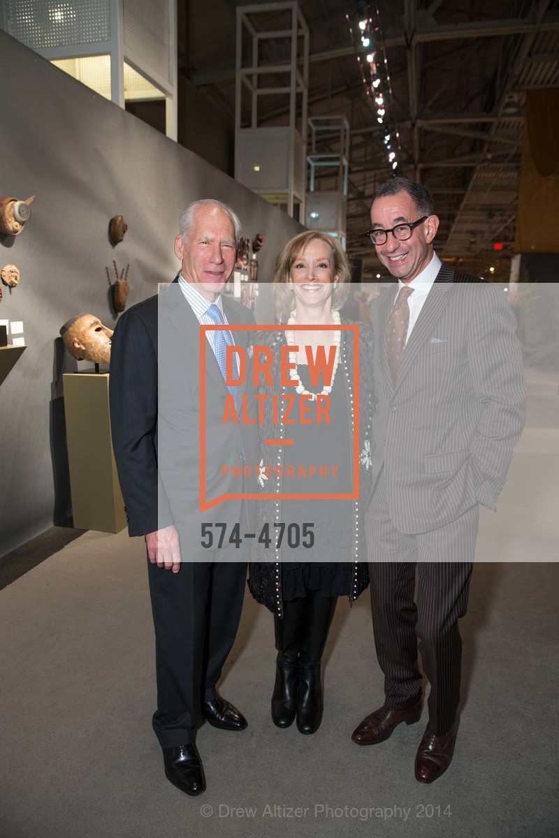 Gary Shansby, OJ Shansby, Colin Bailey, San Francisco Tribal & Textile Arts Show Opening Preview Gala, US, February 6th, 2014, Photo #574-4705 Gary Shansby, OJ Shansby, Colin Bailey, Photo #574-4705
