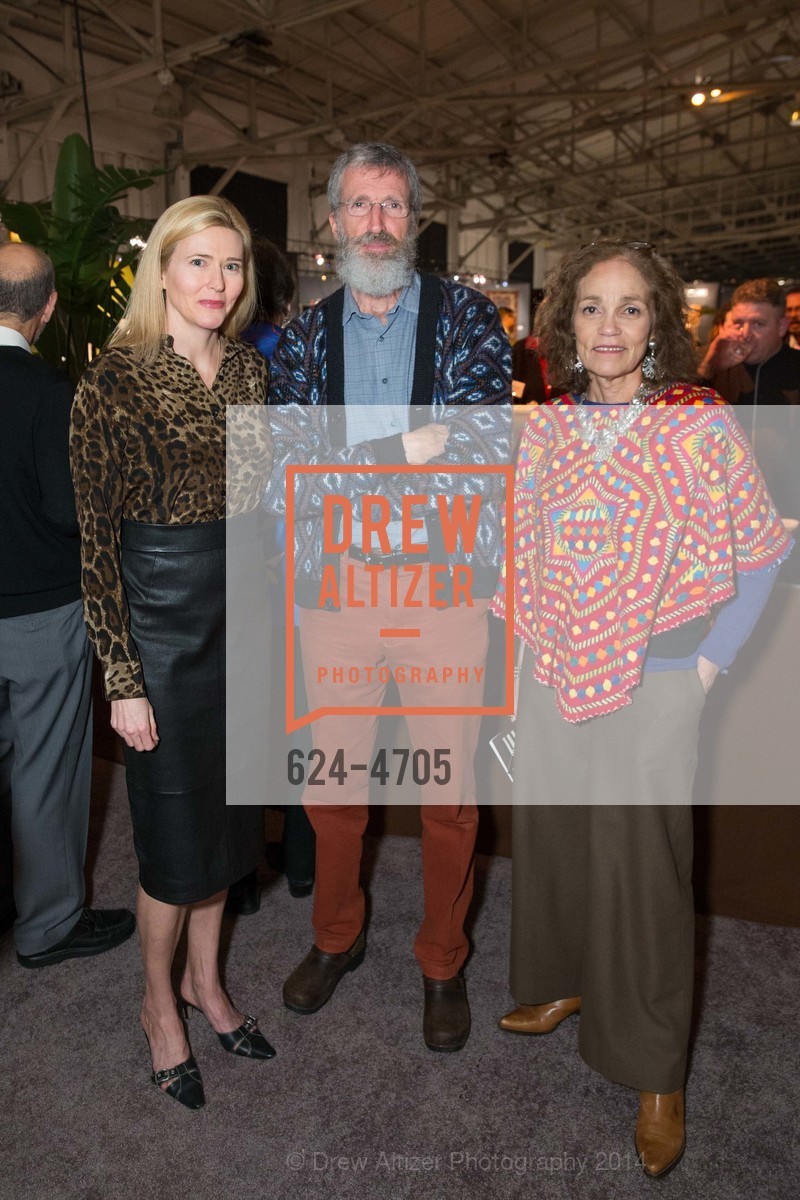 Lauren Hall, Henry Laughlin, Colleen Laughlin, San Francisco Tribal & Textile Arts Show Opening Preview Gala, US, February 6th, 2014, Photo #624-4705 Lauren Hall, Henry Laughlin, Colleen Laughlin, Photo #624-4705