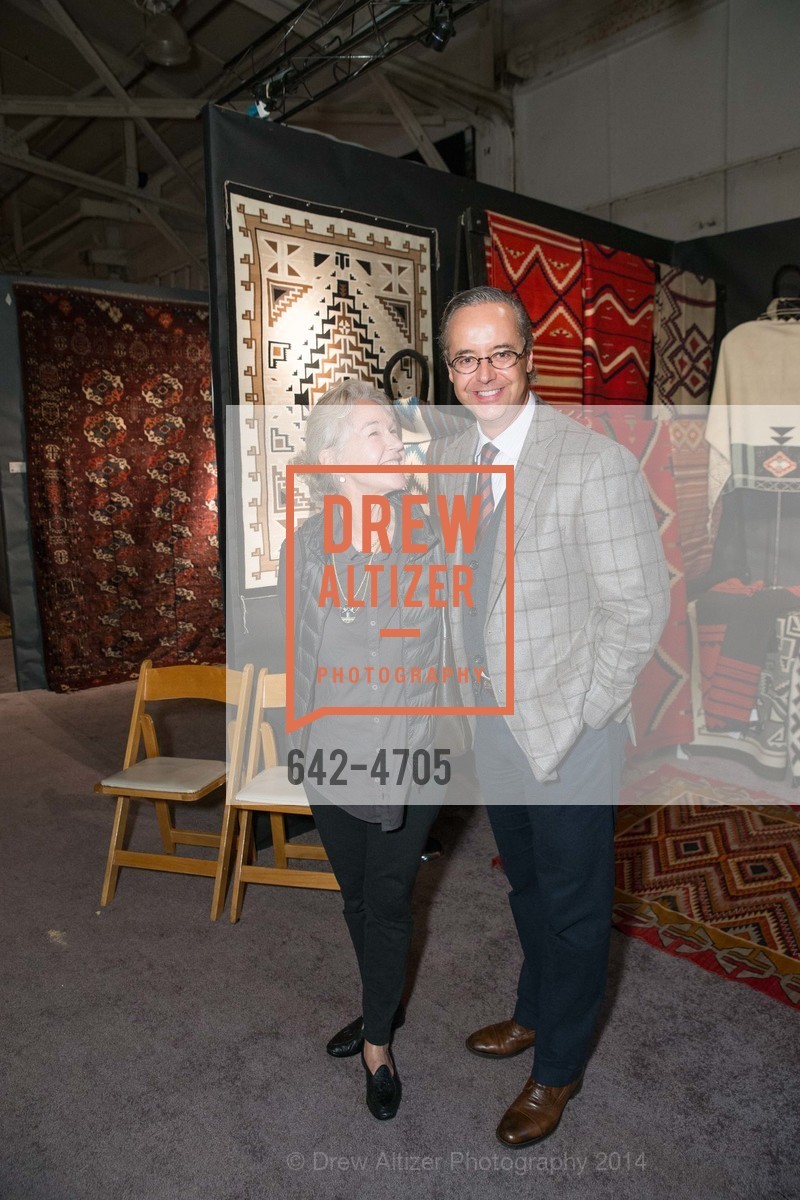 Susie Buell, Douglas Durkin, San Francisco Tribal & Textile Arts Show Opening Preview Gala, US, February 6th, 2014, Photo #642-4705 Susie Buell, Douglas Durkin, Photo #642-4705