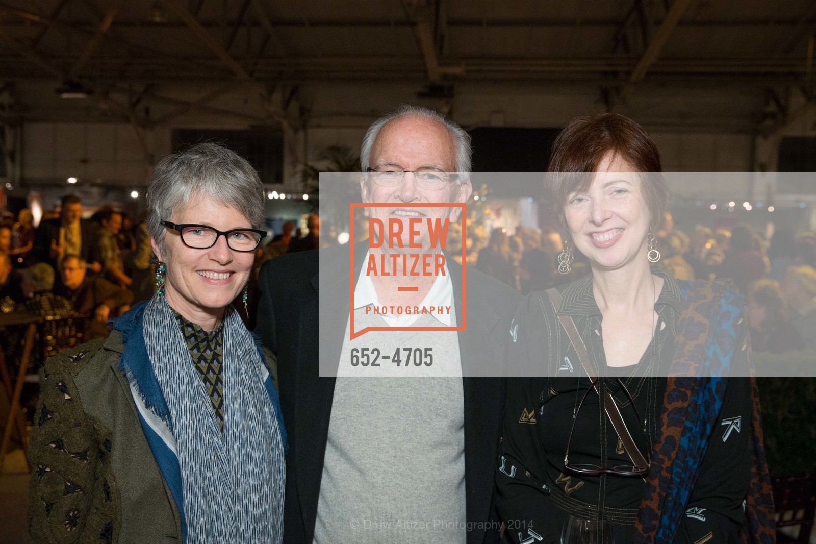Mary Jo Otsea, Sam Haskins, Diane Marcuson, San Francisco Tribal & Textile Arts Show Opening Preview Gala, US, February 6th, 2014, Photo #652-4705 Mary Jo Otsea, Sam Haskins, Diane Marcuson, Photo #652-4705