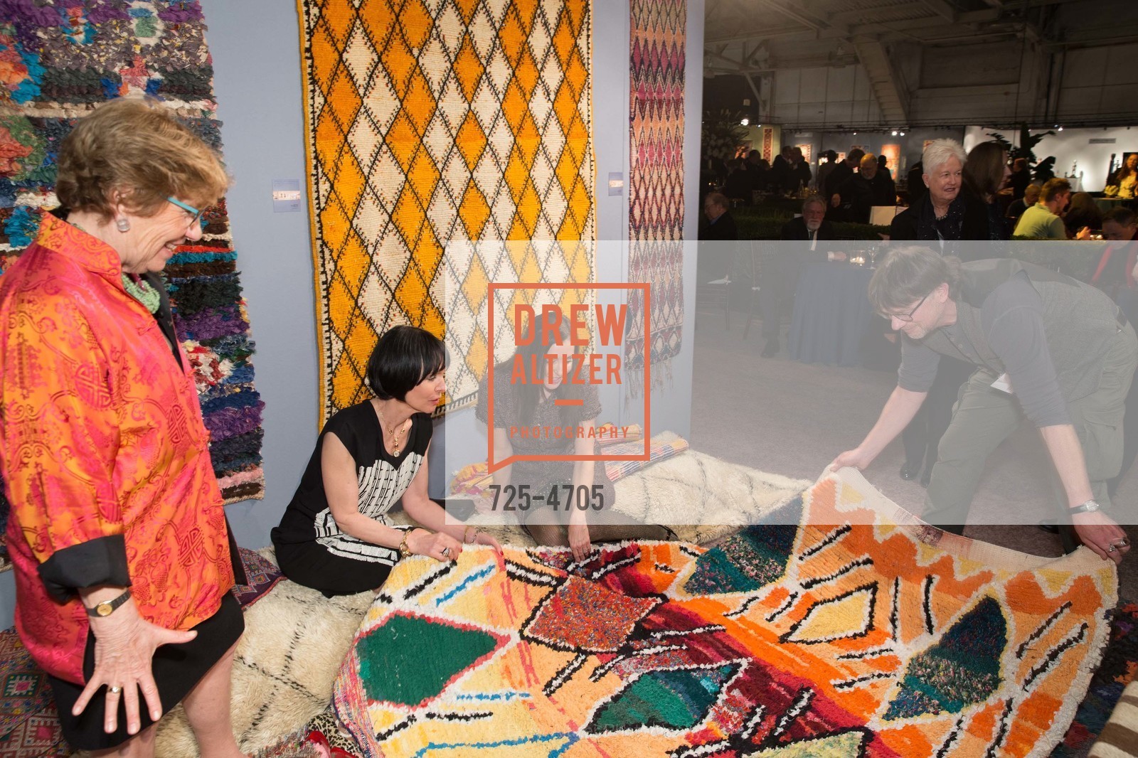 Christine Suppes, Marybeth Lamotte, San Francisco Tribal & Textile Arts Show Opening Preview Gala, US, February 6th, 2014, Photo #725-4705 Christine Suppes, Marybeth Lamotte, Photo #725-4705