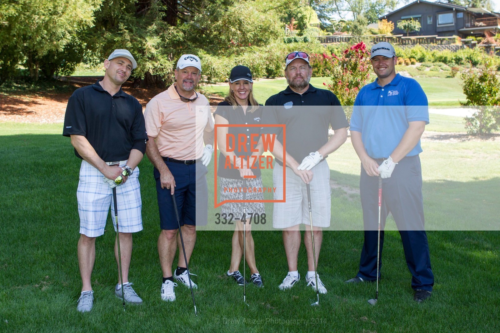 Isaac Brown, Dennis Thompson, Tina Michelson, Joel Reitz, Justin Wallace, SEQUOIA HOSPITAL FOUNDATION'S 30th Invitational Golf Tournament, US, September 8th, 2014, Photo #332-4708 Isaac Brown, Dennis Thompson, Tina Michelson, Joel Reitz, Justin Wallace, Photo #332-4708