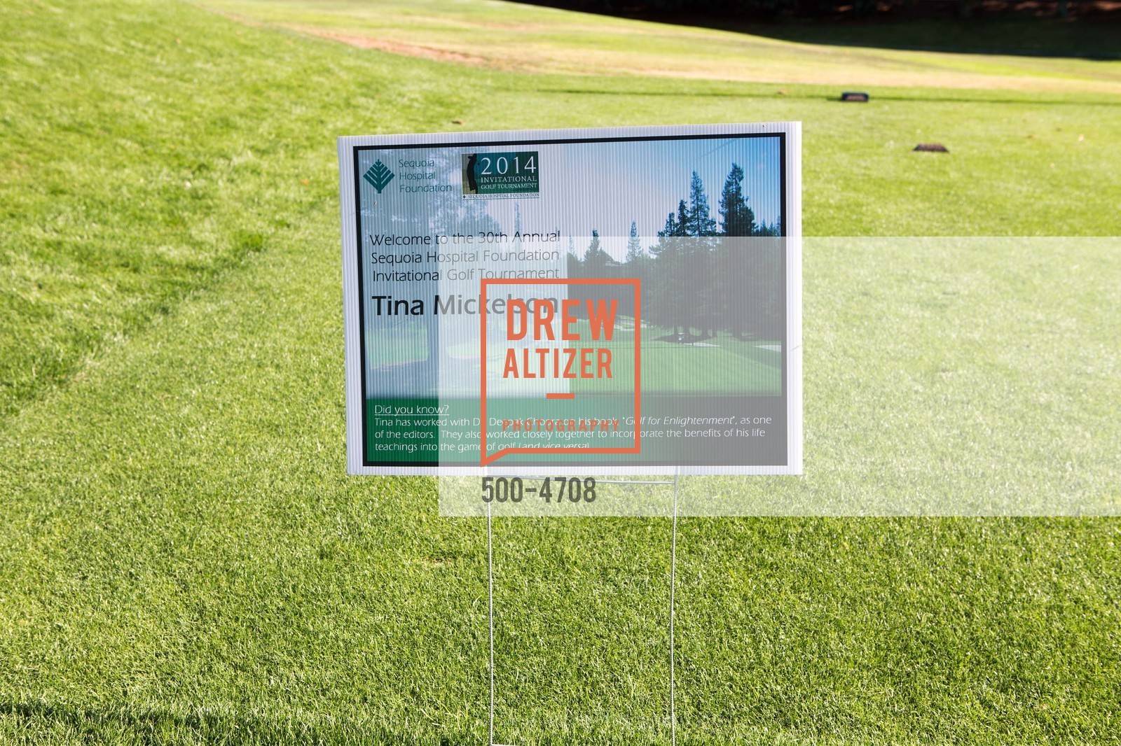 Atmosphere, SEQUOIA HOSPITAL FOUNDATION'S 30th Invitational Golf Tournament, US, September 8th, 2014, Photo #500-4708 Atmosphere, Photo #500-4708