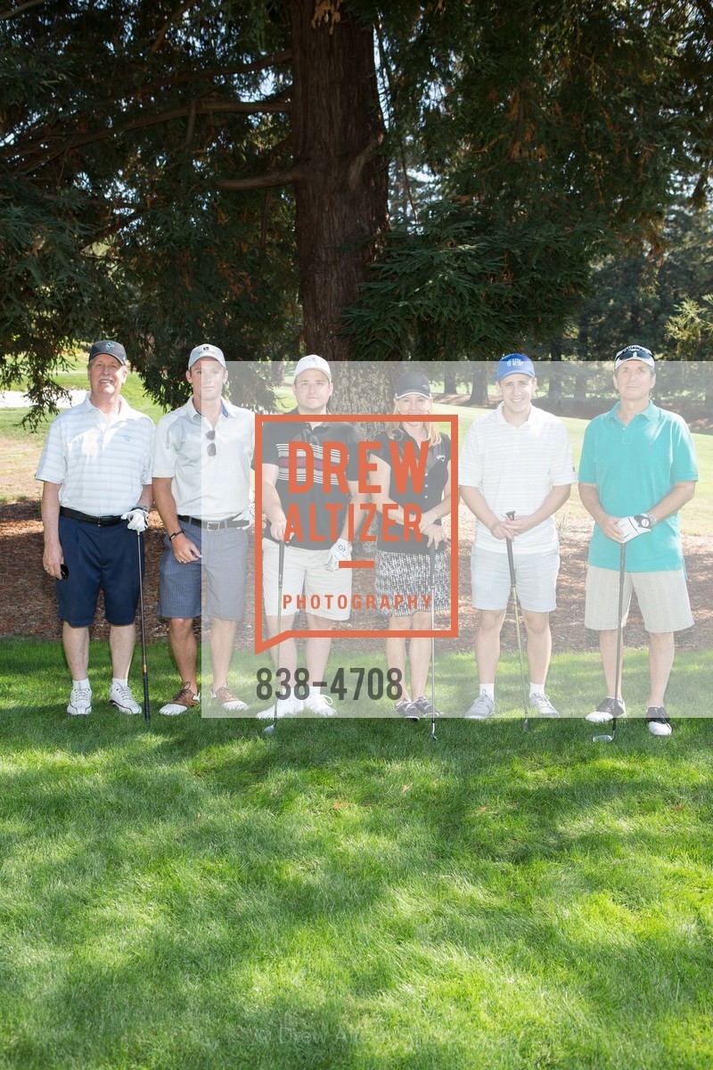 Rich Teel, Jon Teel, Bryan Tehaney, Tina Michelson, Blaine Tehaney, Ken Tehaney, SEQUOIA HOSPITAL FOUNDATION'S 30th Invitational Golf Tournament, US, September 8th, 2014, Photo #838-4708 Rich Teel, Jon Teel, Bryan Tehaney, Tina Michelson, Blaine Tehaney, Ken Tehaney, Photo #838-4708