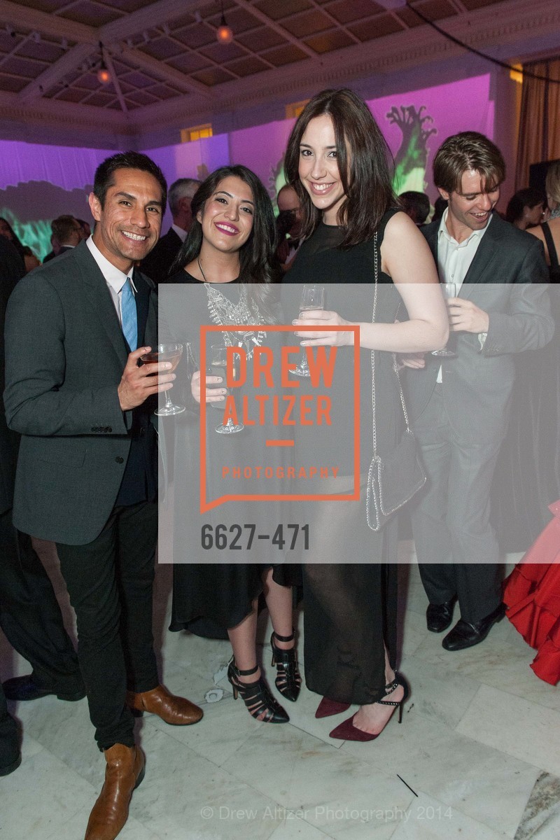 Albert Mejia, Brianna Cacho, Katie Morgan, SAN FRANCISCO BALLET Opening Night Gala: PHENOMENAL - After Party, US. US, . War memorial opera house, January 22nd, 2014, Photo #6627-471 Albert Mejia, Brianna Cacho, Katie Morgan, Photo #6627-471