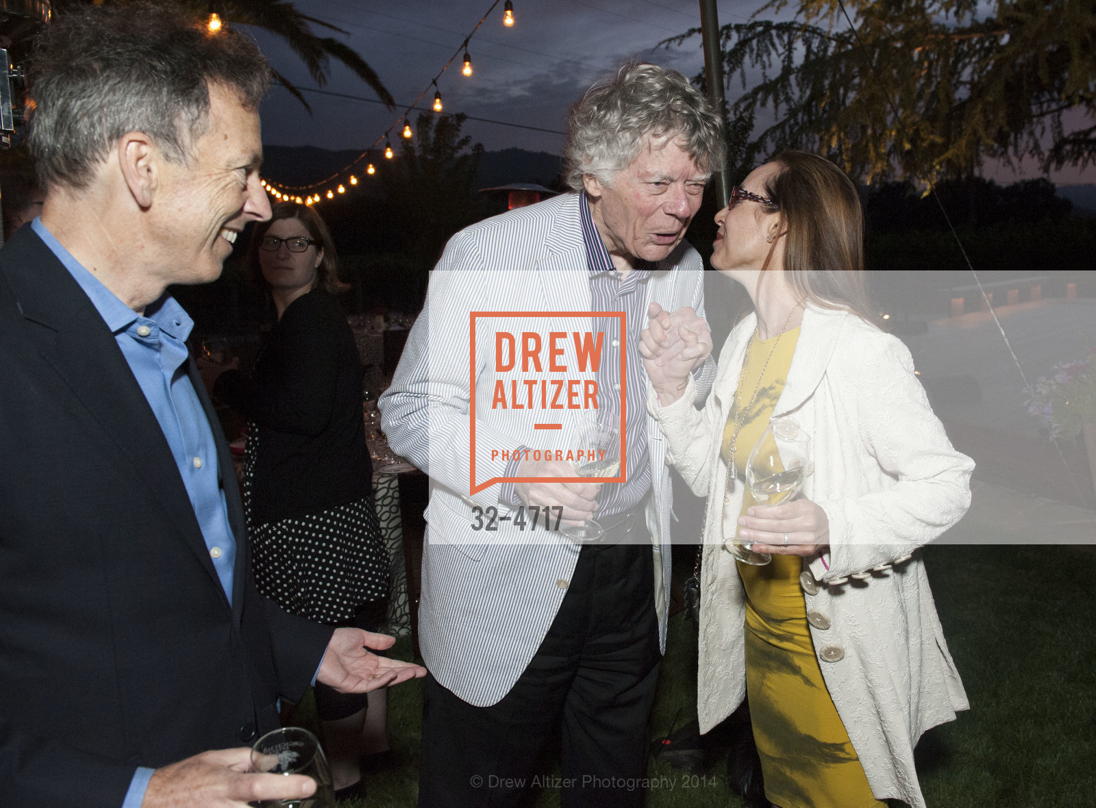 Gordon Getty, Violet Grgich, FESTIVAL DEL SOLE Dinner at GRGICH HILLS ESTATE, US, July 14th, 2014, Photo #32-4717 Gordon Getty, Violet Grgich, Photo #32-4717