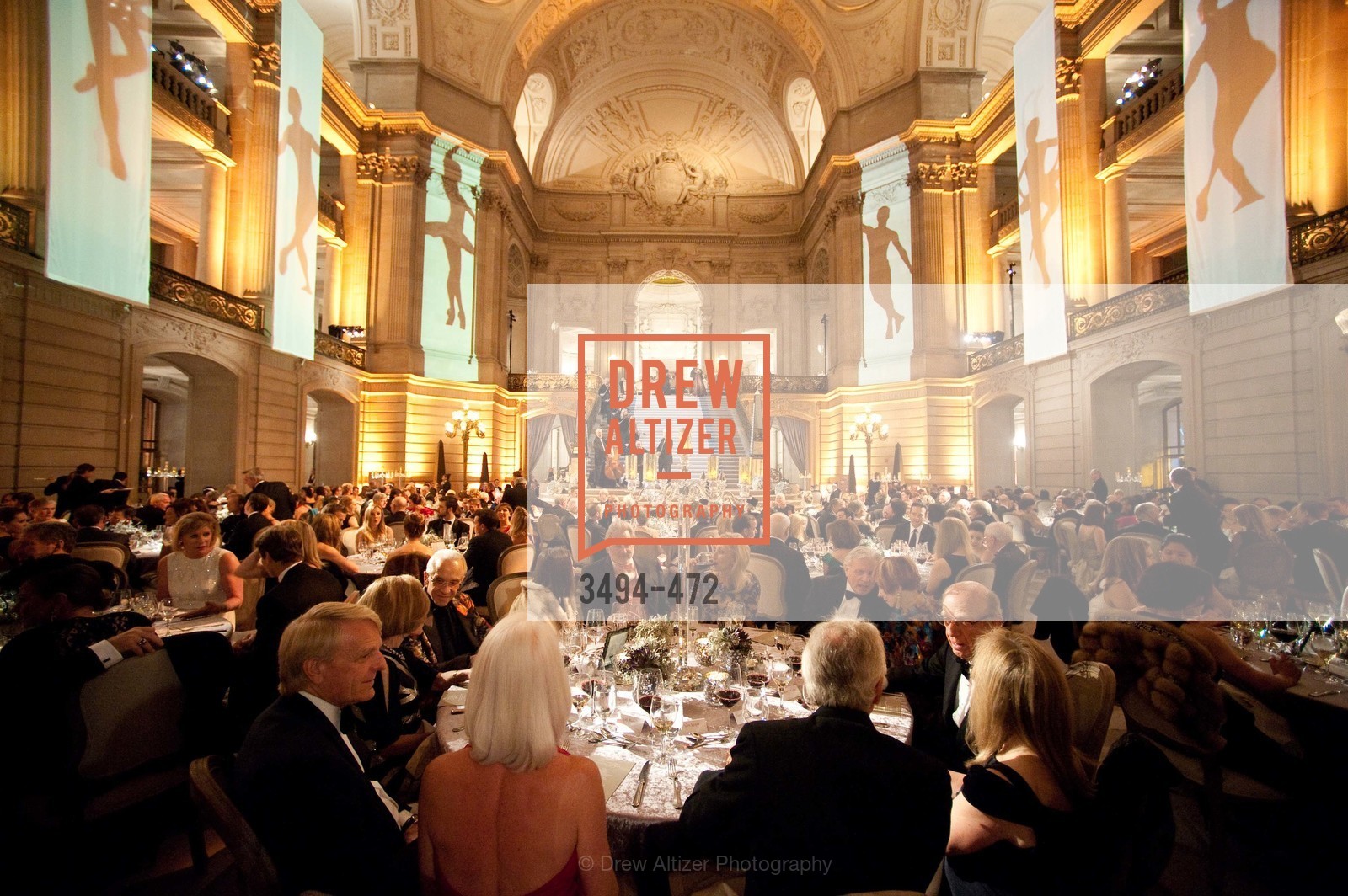 Atmosphere, SAN FRANCISCO BALLET Opening Night Gala: PHENOMENAL - Intermission & Dinner, US. SF City Hall, January 22nd, 2014,Drew Altizer, Drew Altizer Photography, full-service agency, private events, San Francisco photographer, photographer california