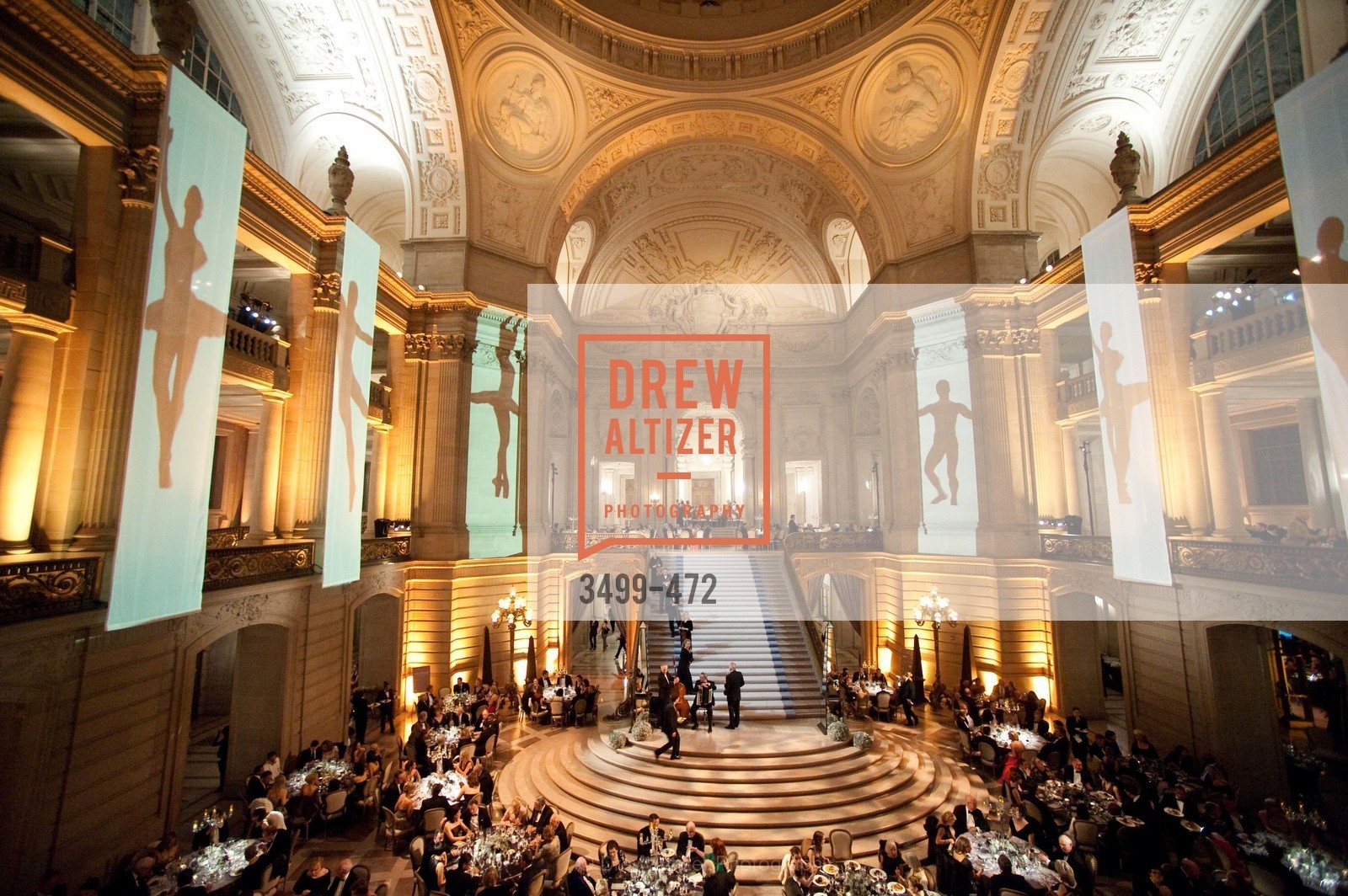 Atmosphere, SAN FRANCISCO BALLET Opening Night Gala: PHENOMENAL - Intermission & Dinner, US. SF City Hall, January 22nd, 2014,Drew Altizer, Drew Altizer Photography, full-service agency, private events, San Francisco photographer, photographer california