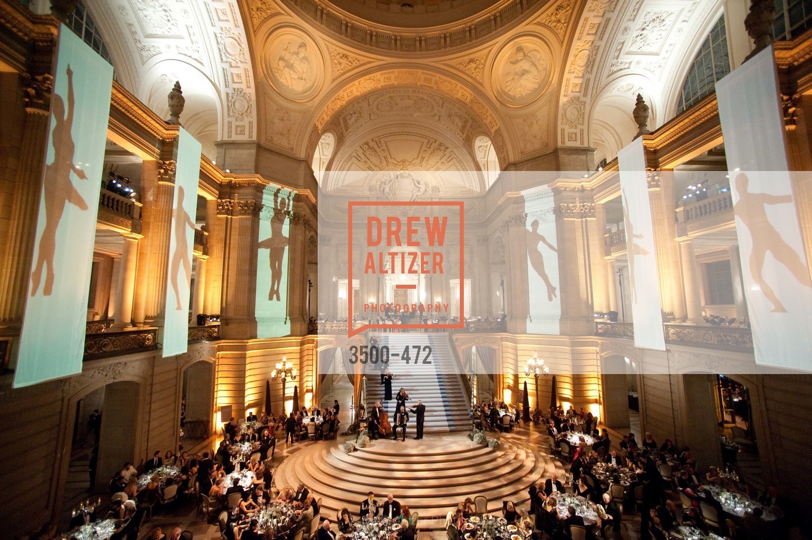 Atmosphere, SAN FRANCISCO BALLET Opening Night Gala: PHENOMENAL - Intermission & Dinner, US. SF City Hall, January 22nd, 2014,Drew Altizer, Drew Altizer Photography, full-service agency, private events, San Francisco photographer, photographer california