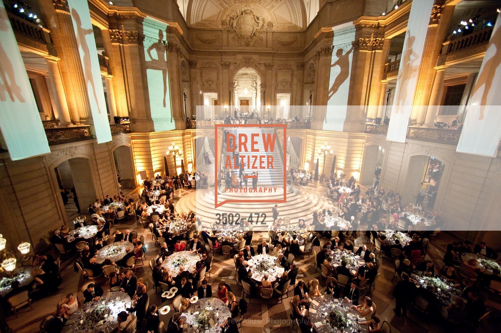 Atmosphere, SAN FRANCISCO BALLET Opening Night Gala: PHENOMENAL - Intermission & Dinner, US. SF City Hall, January 22nd, 2014,Drew Altizer, Drew Altizer Photography, full-service agency, private events, San Francisco photographer, photographer california