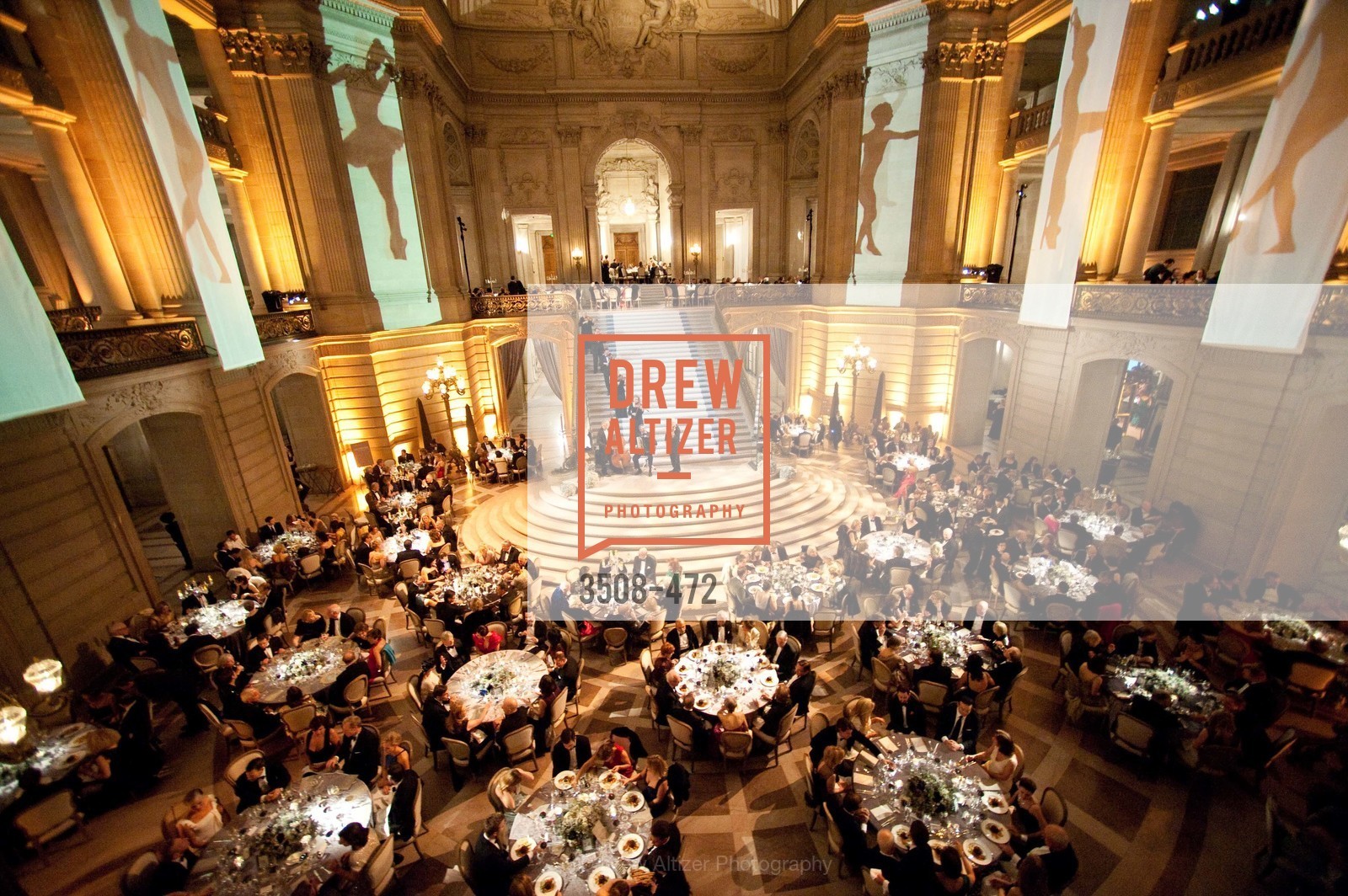 Atmosphere, SAN FRANCISCO BALLET Opening Night Gala: PHENOMENAL - Intermission & Dinner, US. SF City Hall, January 22nd, 2014,Drew Altizer, Drew Altizer Photography, full-service agency, private events, San Francisco photographer, photographer california
