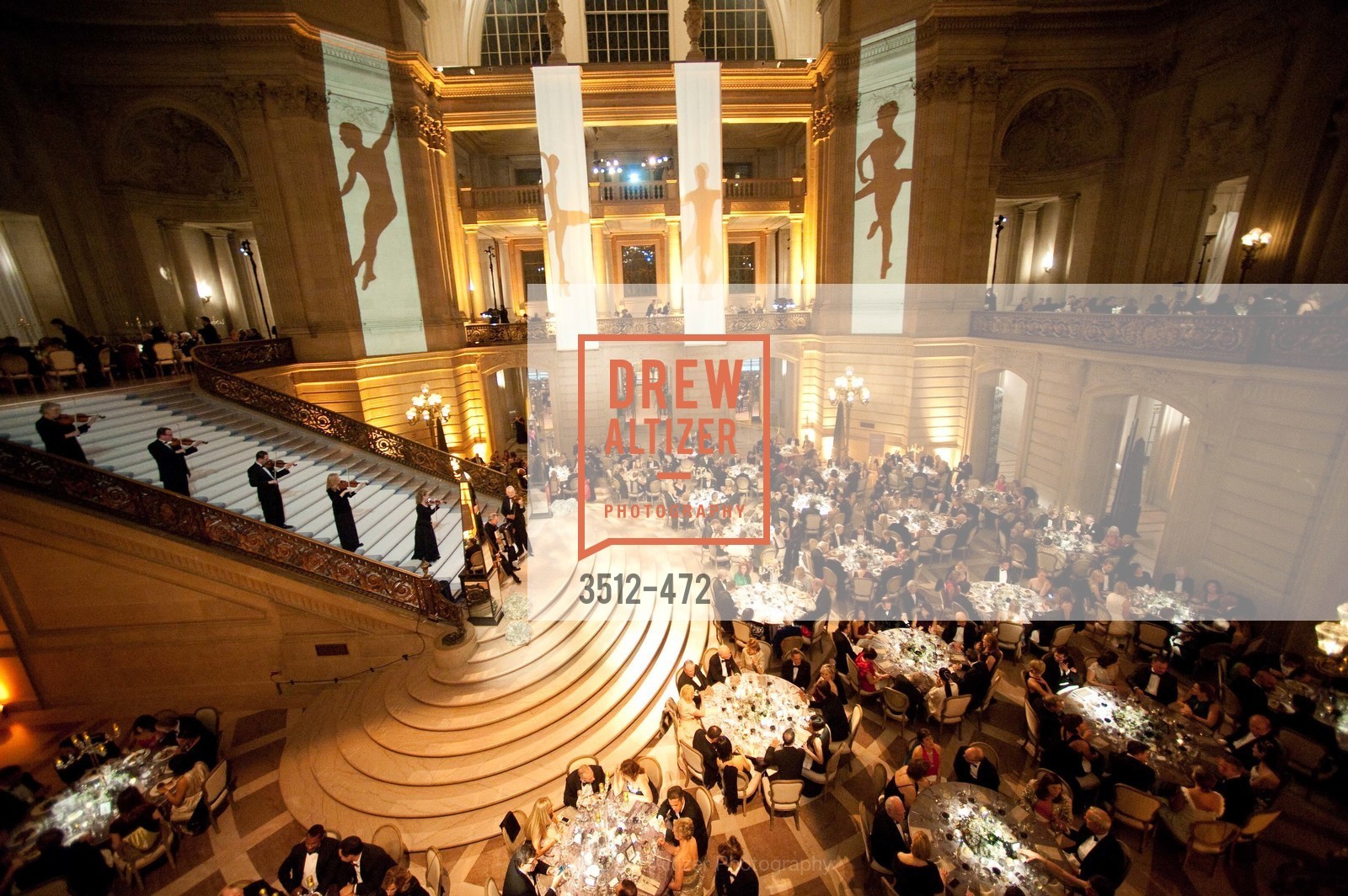 Atmosphere, SAN FRANCISCO BALLET Opening Night Gala: PHENOMENAL - Intermission & Dinner, US. SF City Hall, January 22nd, 2014,Drew Altizer, Drew Altizer Photography, full-service agency, private events, San Francisco photographer, photographer california