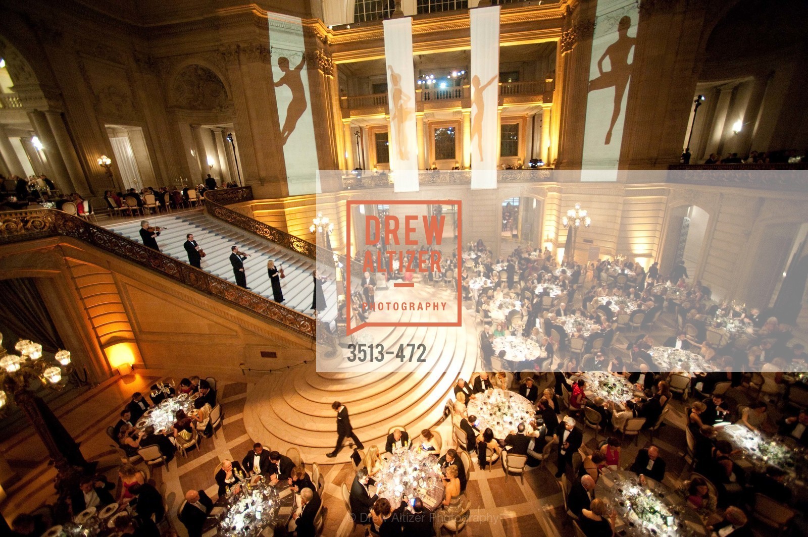 Atmosphere, SAN FRANCISCO BALLET Opening Night Gala: PHENOMENAL - Intermission & Dinner, US. SF City Hall, January 22nd, 2014,Drew Altizer, Drew Altizer Photography, full-service agency, private events, San Francisco photographer, photographer california