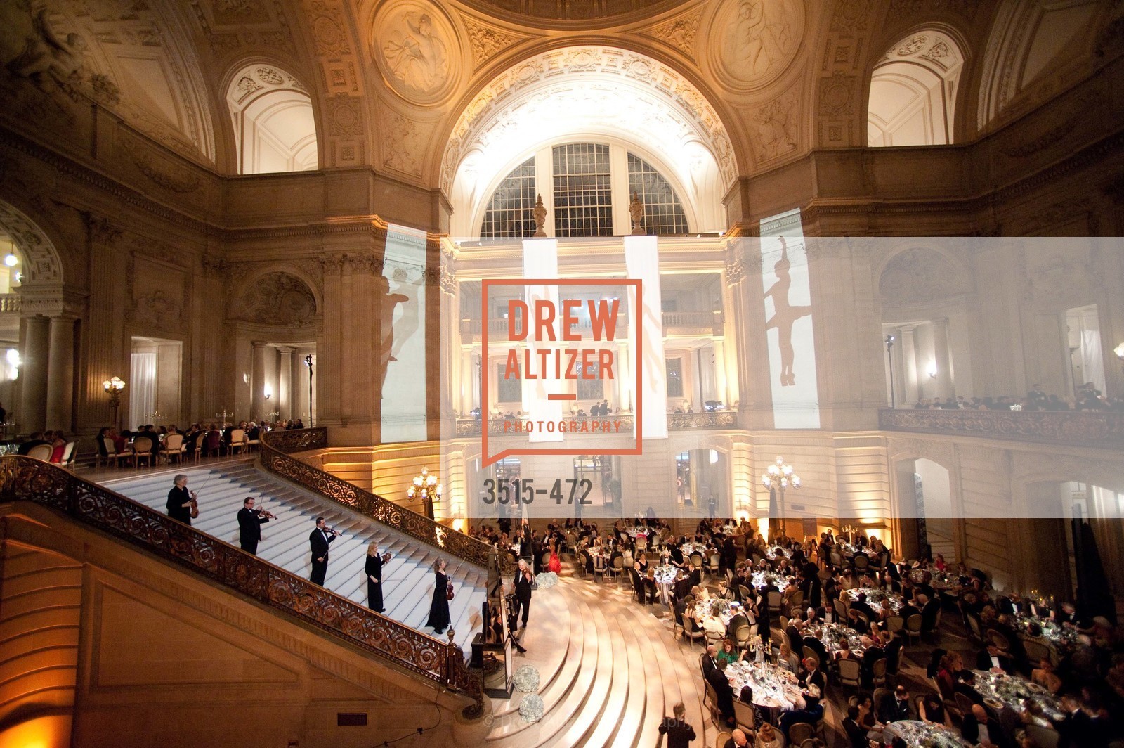 Atmosphere, SAN FRANCISCO BALLET Opening Night Gala: PHENOMENAL - Intermission & Dinner, US. SF City Hall, January 22nd, 2014,Drew Altizer, Drew Altizer Photography, full-service event agency, private events, San Francisco photographer, photographer California