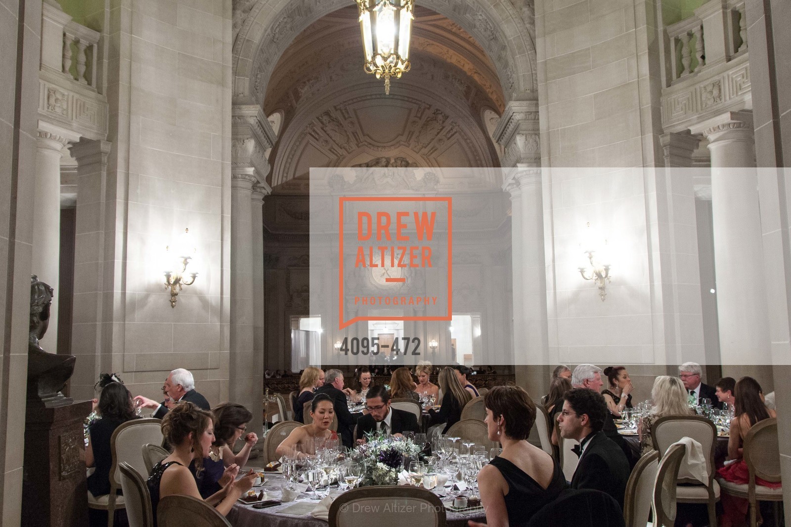 Atmosphere, SAN FRANCISCO BALLET Opening Night Gala: PHENOMENAL - Intermission & Dinner, US. SF City Hall, January 22nd, 2014,Drew Altizer, Drew Altizer Photography, full-service agency, private events, San Francisco photographer, photographer california