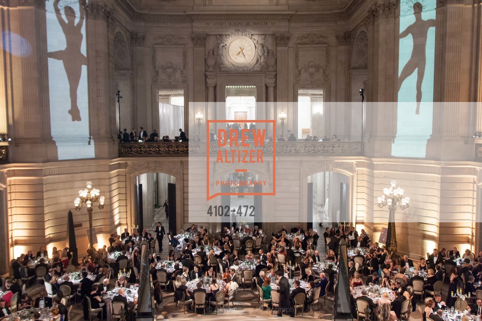 Atmosphere, SAN FRANCISCO BALLET Opening Night Gala: PHENOMENAL - Intermission & Dinner, US. SF City Hall, January 22nd, 2014,Drew Altizer, Drew Altizer Photography, full-service agency, private events, San Francisco photographer, photographer california