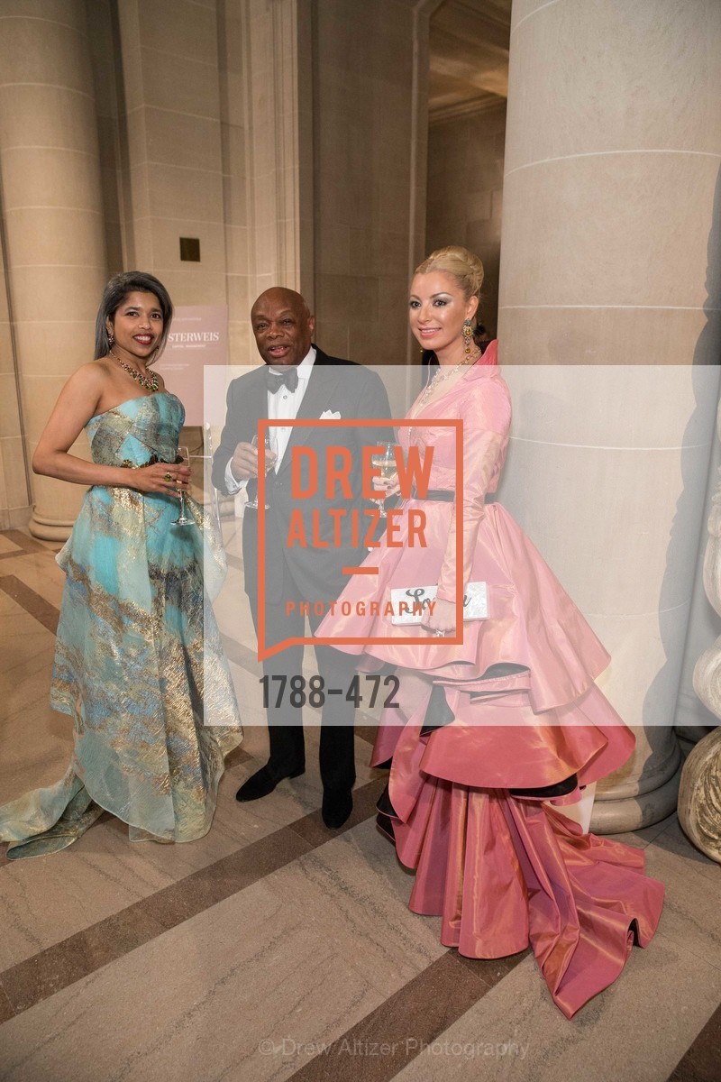 Deepa Pakianathan, Willie Brown, Sonya Molodetskaya, SAN FRANCISCO BALLET Opening Night Gala: PHENOMENAL - Intermission & Dinner, US. SF City Hall, January 22nd, 2014,Drew Altizer, Drew Altizer Photography, full-service event agency, private events, San Francisco photographer, photographer California