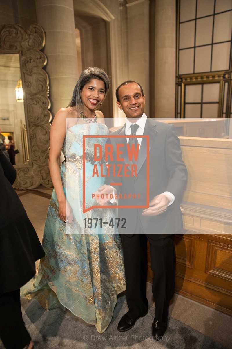 Deepa Pakianathan, Gaurav Garg, SAN FRANCISCO BALLET Opening Night Gala: PHENOMENAL - Intermission & Dinner, US. SF City Hall, January 22nd, 2014,Drew Altizer, Drew Altizer Photography, full-service agency, private events, San Francisco photographer, photographer california