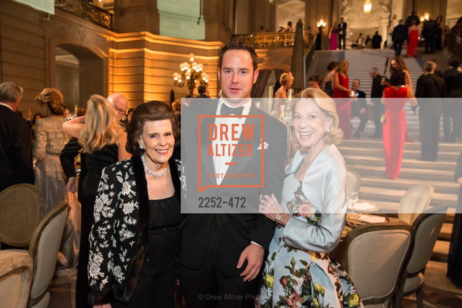 Lucy Jewett, Drew Weyerhaeuser, Charlotte Shultz, SAN FRANCISCO BALLET Opening Night Gala: PHENOMENAL - Intermission & Dinner, US. SF City Hall, January 22nd, 2014,Drew Altizer, Drew Altizer Photography, full-service agency, private events, San Francisco photographer, photographer california