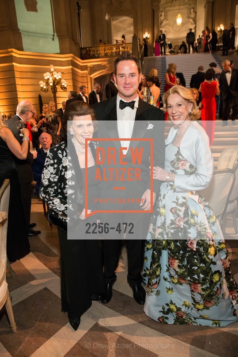 Lucy Jewett, Drew Weyerhaeuser, Charlotte Shultz, SAN FRANCISCO BALLET Opening Night Gala: PHENOMENAL - Intermission & Dinner, US. SF City Hall, Photo #2256-472 Lucy Jewett, Drew Weyerhaeuser, Charlotte Shultz, Photo #2256-472