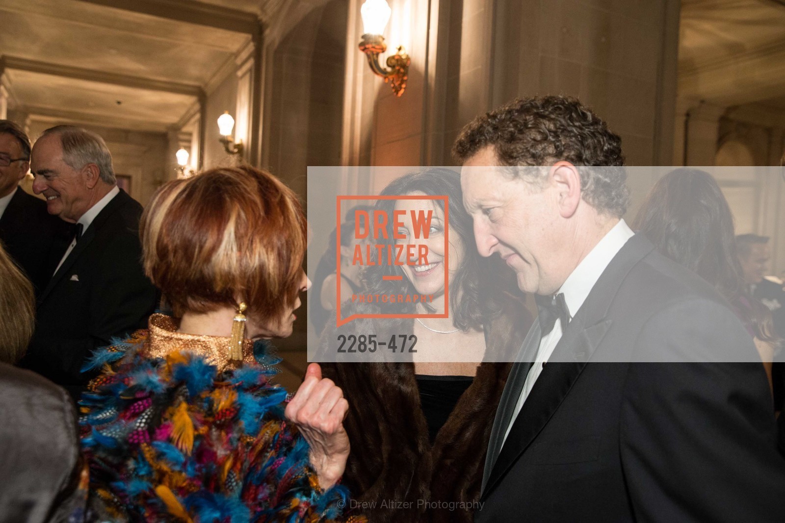 Norah Stone, Pam Baer, Larry Baer, SAN FRANCISCO BALLET Opening Night Gala: PHENOMENAL - Intermission & Dinner, US. SF City Hall, January 22nd, 2014,Drew Altizer, Drew Altizer Photography, full-service agency, private events, San Francisco photographer, photographer california