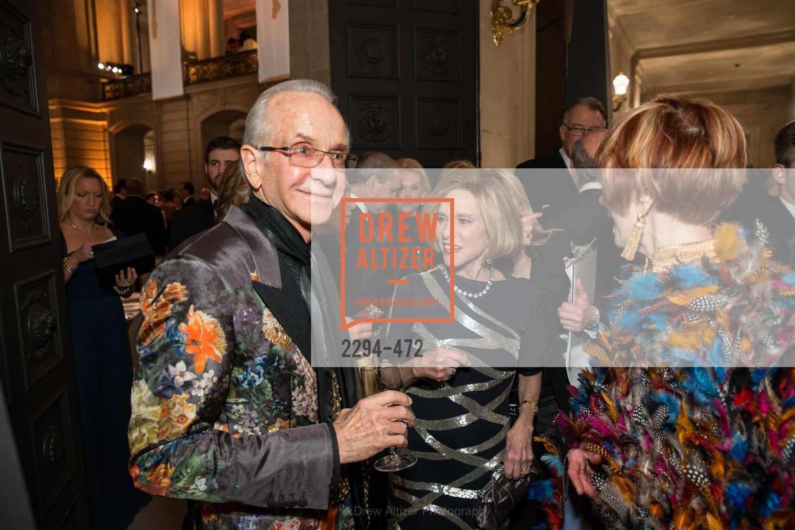 Norman Stone, Ann Fisher, Norah Stone, SAN FRANCISCO BALLET Opening Night Gala: PHENOMENAL - Intermission & Dinner, US. SF City Hall, January 22nd, 2014,Drew Altizer, Drew Altizer Photography, full-service agency, private events, San Francisco photographer, photographer california