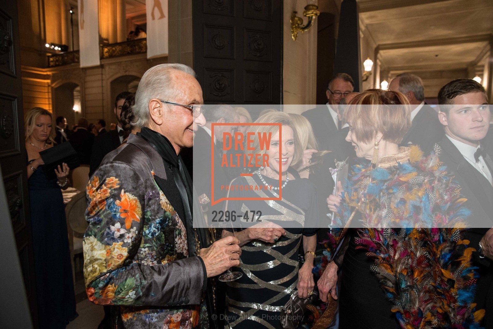 Norman Stone, Ann Fisher, Norah Stone, SAN FRANCISCO BALLET Opening Night Gala: PHENOMENAL - Intermission & Dinner, US. SF City Hall, January 22nd, 2014,Drew Altizer, Drew Altizer Photography, full-service agency, private events, San Francisco photographer, photographer california
